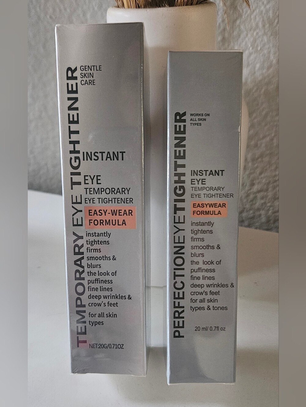 Tempory Eye Tightener & Perfection Eye Tightener 0.7 fl. oz. each